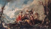 GUARDI, Gianantonio The Healing of Tobias s Father France oil painting artist